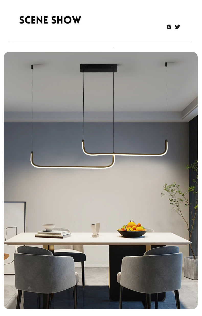 Aluminum LED Chandelier