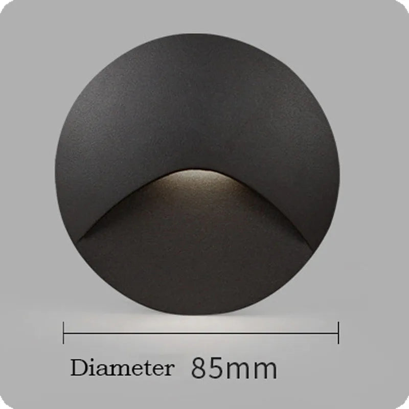 GlowGuard 3W LED Recessed Wall Light