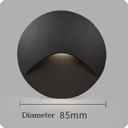 GlowGuard 3W LED Recessed Wall Light