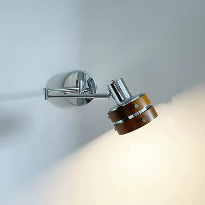 Retro Walnut Wall Sconces