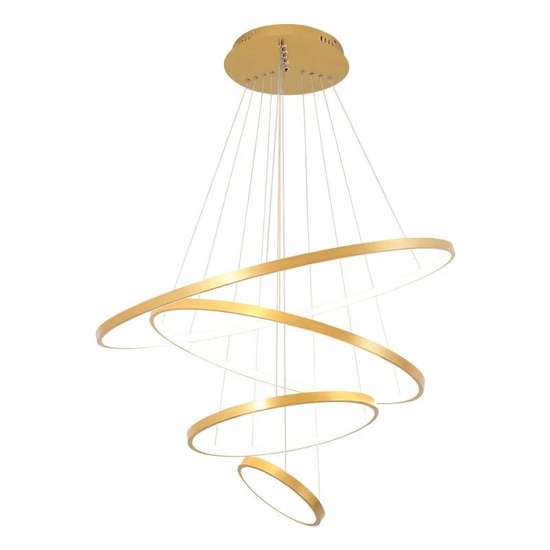 Iron Ring Ceiling Chandelier