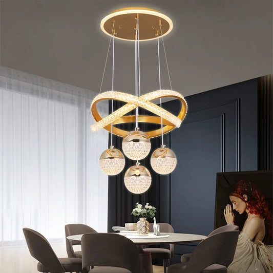 Art Deco LED Chandelier