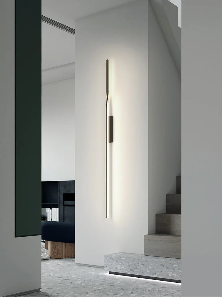 Elegant Black LED Wall Sconce for Modern Spaces