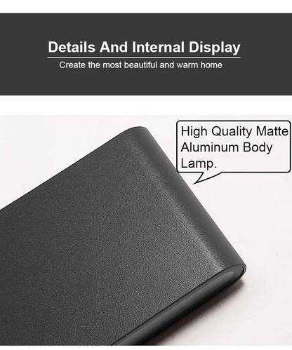 AquaGlow Modern LED Wall Lamp - Outdoor/Indoor Light