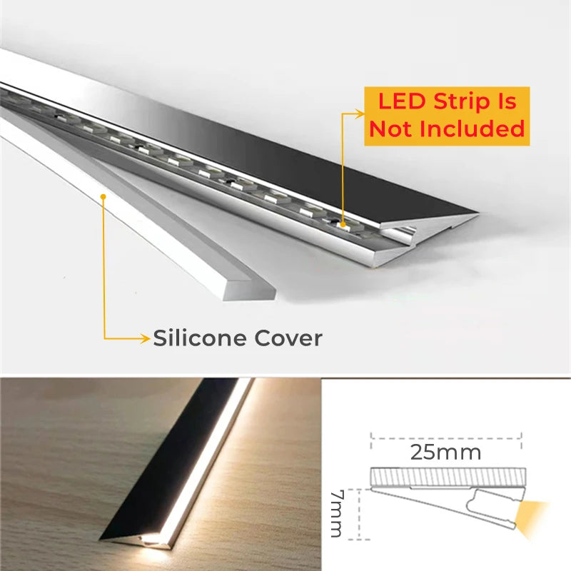 InvisiBeam Ultra-Thin Edge LED Strip Light