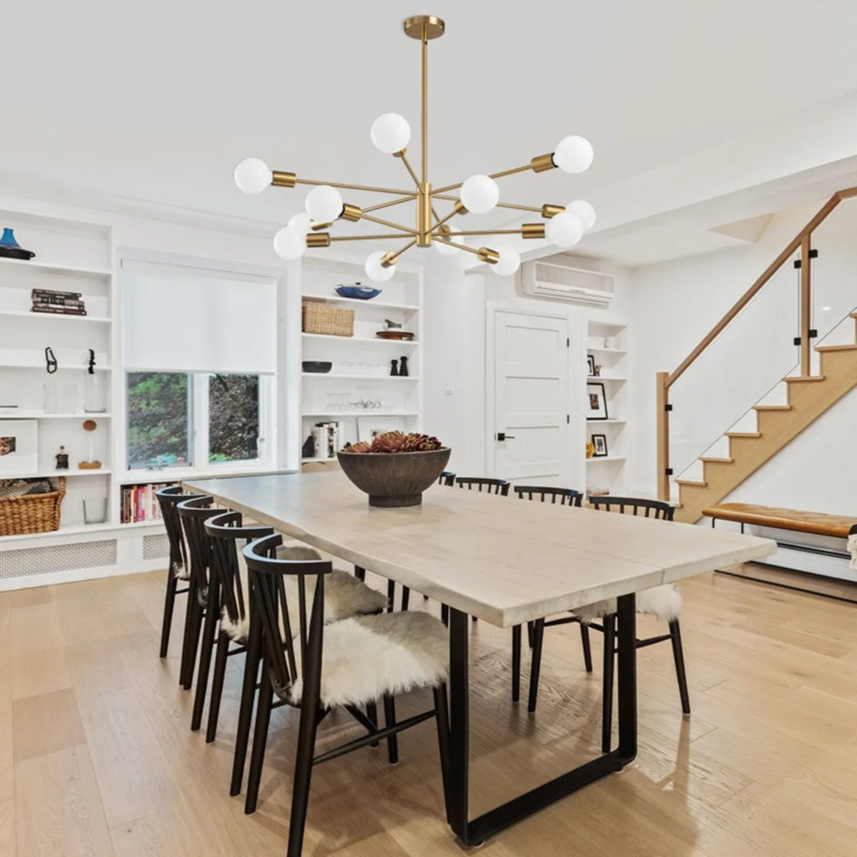 Modern Multi-Arm Chandelier