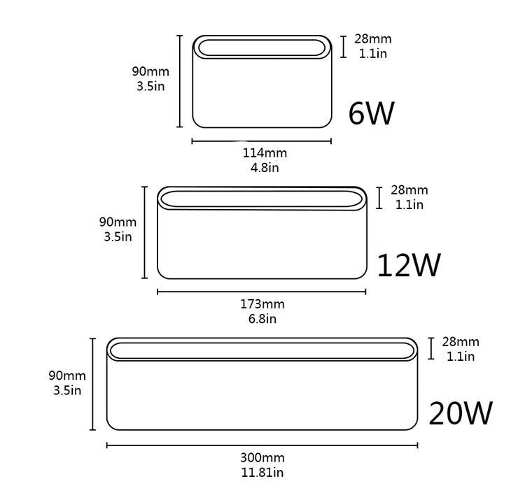 SmartPIR LED Waterproof Wall Lamp - Modern Design