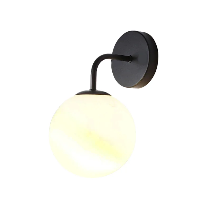 Minimalist Black Sconce Light