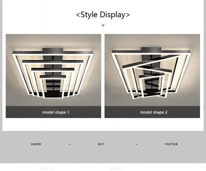 ChicGlow LED Chandelier for Stylish Interiors