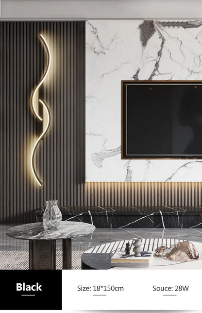 Minimalist Strip Wall Sconce