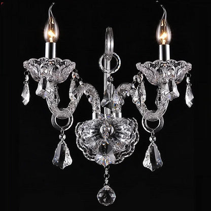 Elegance Crystal Wall Sconce - European Bedroom Light