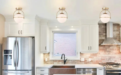 Nordic Glass Ball Ceiling Lamp