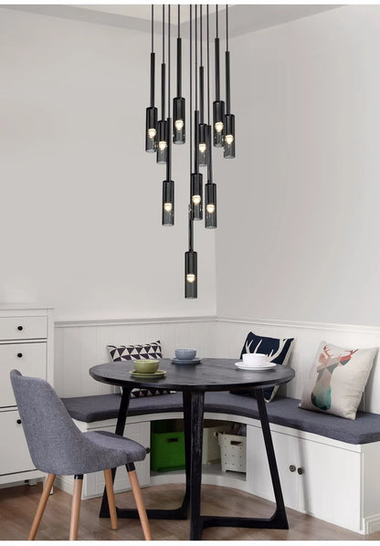 Nordic Ceiling Glass LED Pendant Lamp Chandelier