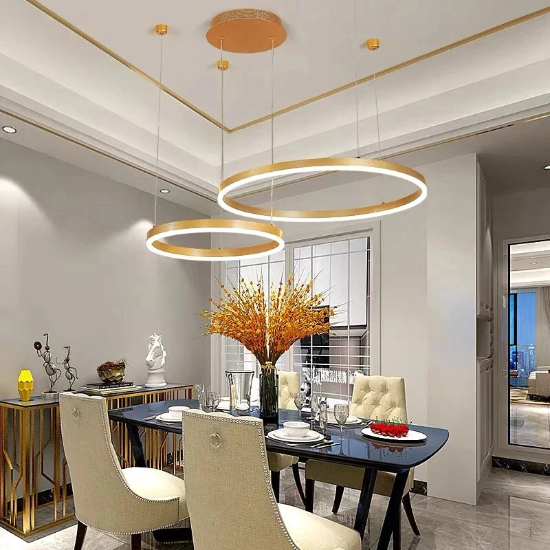 LED Ring Chandelier
