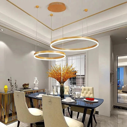 LED Ring Chandelier