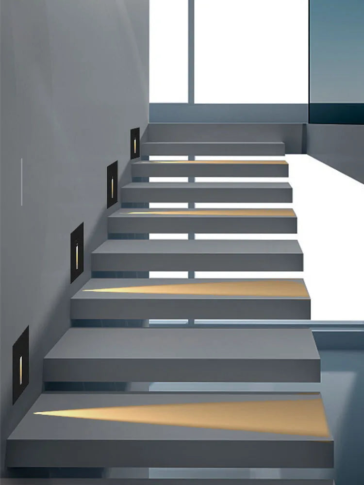 GlowStep LED Recessed Wall Sconce Light