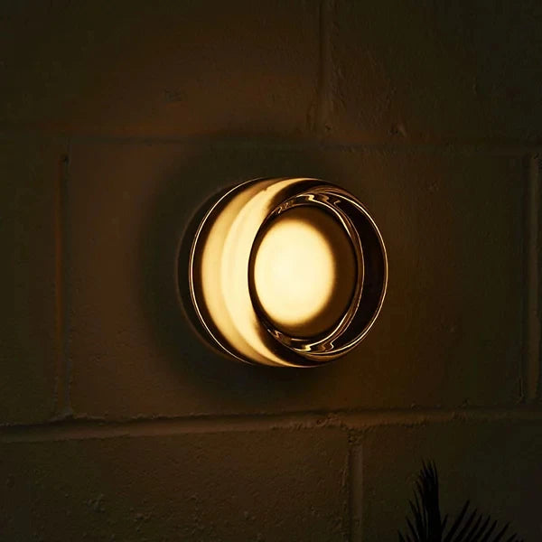 Round Glass LED Wall Sconce
