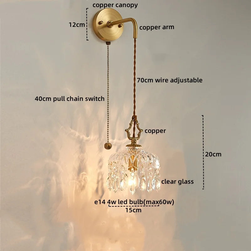 LuxCrystal LED Wall Sconce - Elegant Home Illumination