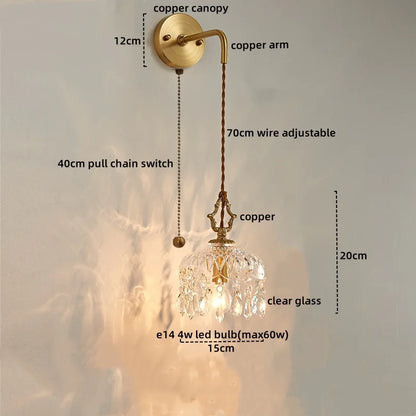 LuxCrystal LED Wall Sconce - Elegant Home Illumination