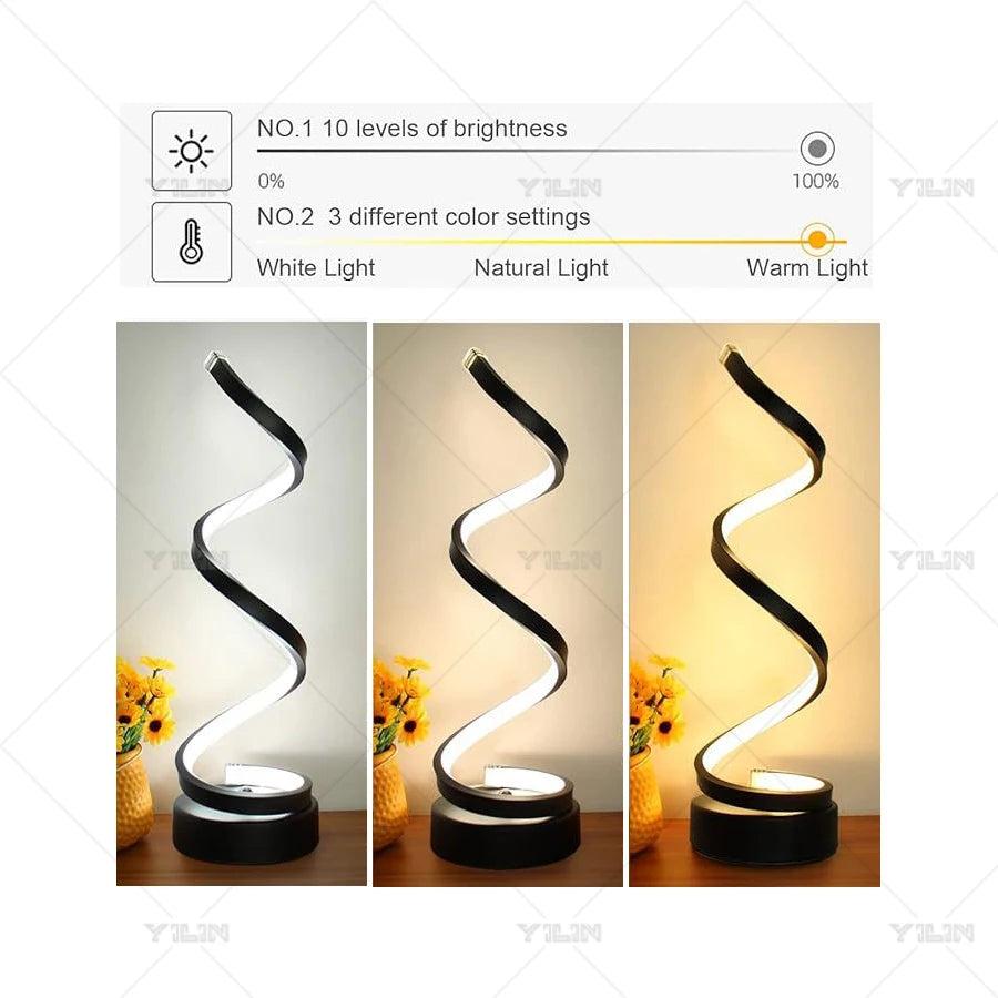 SpiralLED Desk Lamp