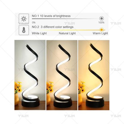 SpiralLED Desk Lamp