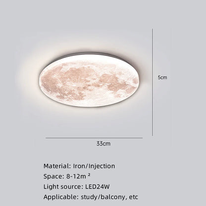 LunarGlow Modern Ceiling Lamp for Stylish Spaces