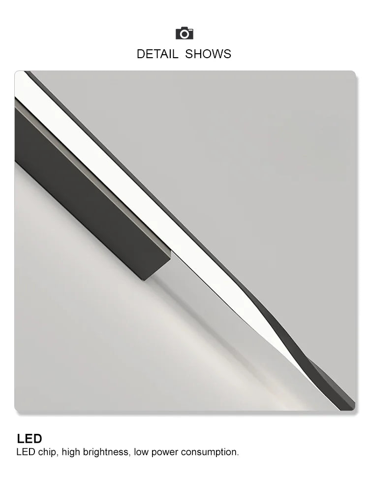 Elegant Black LED Wall Sconce for Modern Spaces