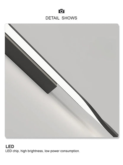 Elegant Black LED Wall Sconce for Modern Spaces