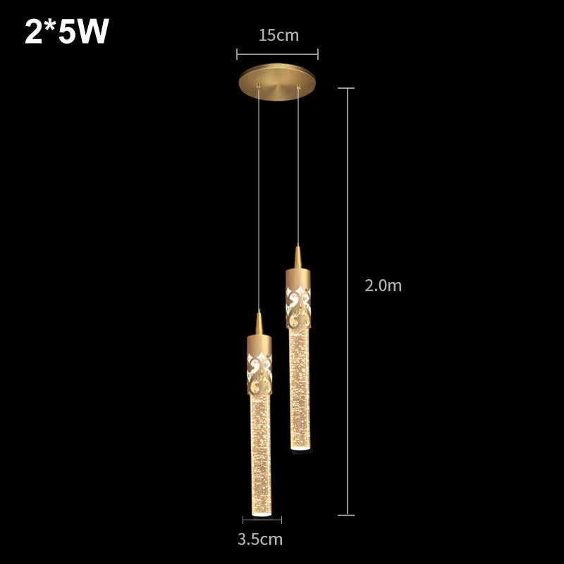 Crystal Rod LED Pendant