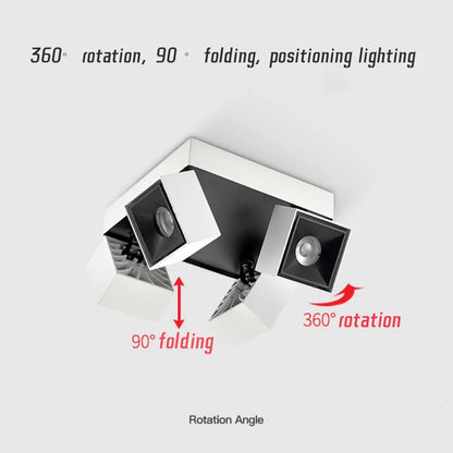Dimmable 360° COB LED Downlight Spotlights