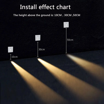 PIR Step Light: Smart Wall Sconce for Home Safety