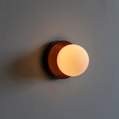 Creative Macaron LED Wall Lamp Mini Glass Sconce