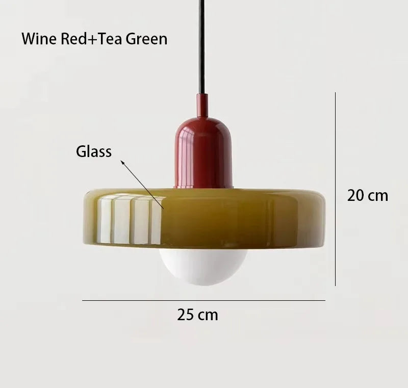 Nordic Retro Glass Pendant
