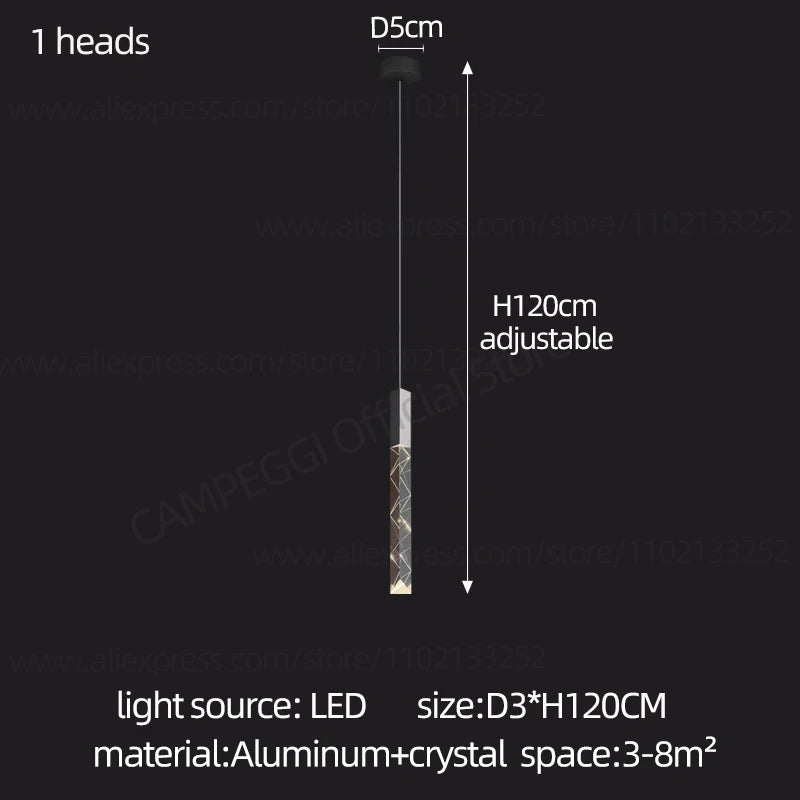 Crystal Loft LED Chandelier