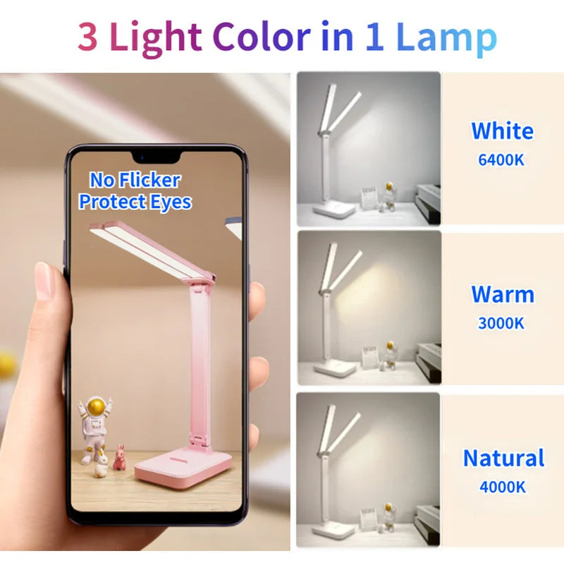 FlexiGlow: Dimmable Touch LED Desk Lamp