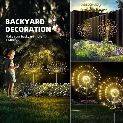 Dandelion Glow: Solar LED Garden Fairy Lights