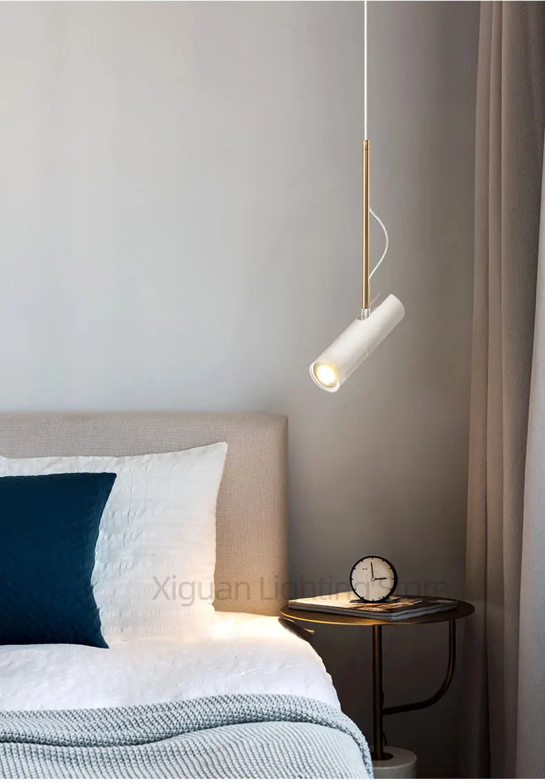 Nordic Glow: Minimalist LED Spotlights Chandelier