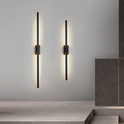 Black Nordic LED Sconce