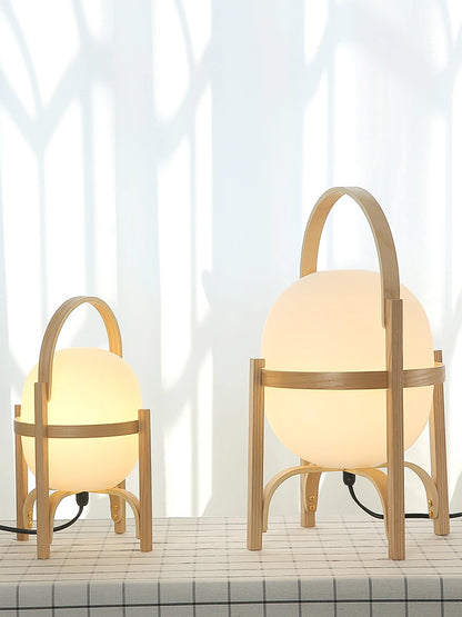 Modern Wood LED Table Lamp - Simple & Stylish