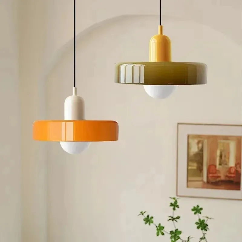Nordic Retro Glass Pendant