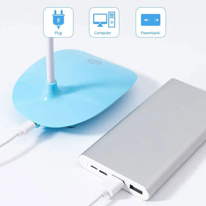 GlowFlex: Rechargeable Touch LED Desk Lamp
