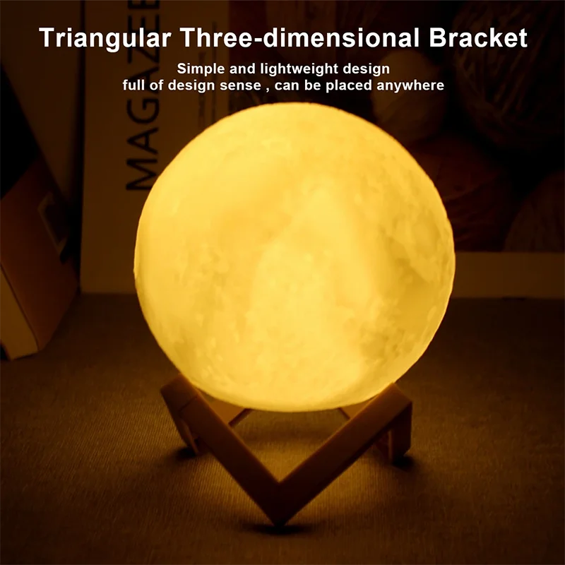 Galactic Moon Glow: Kids' Night Light Delight
