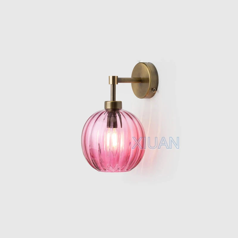 Amber Smoke Wall Sconces