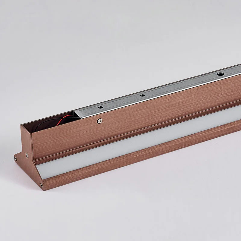 Gold Modern Long Wall Sconce for Bedroom & Hallway