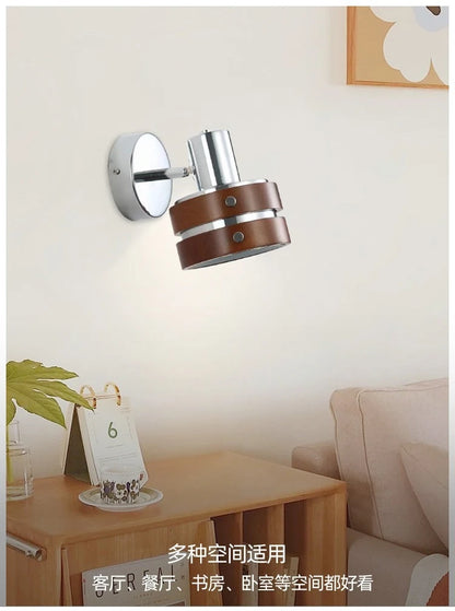 Retro Walnut Wall Sconces