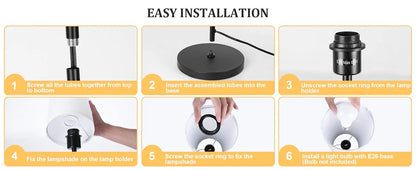 Modern Standing Lamp with Foot Switch
