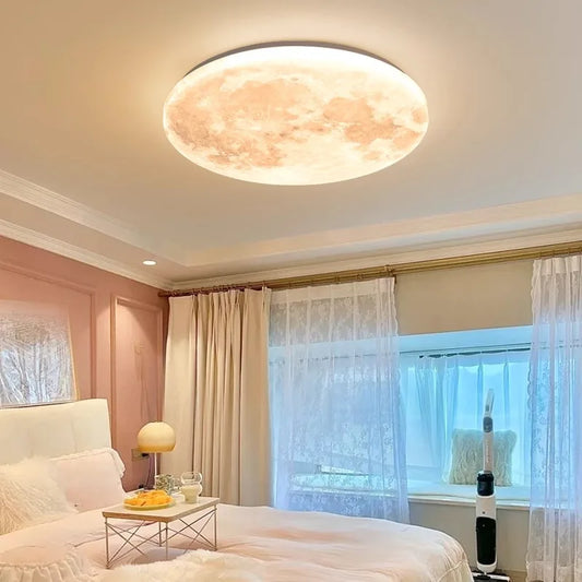LunarGlow Modern Ceiling Lamp for Stylish Spaces
