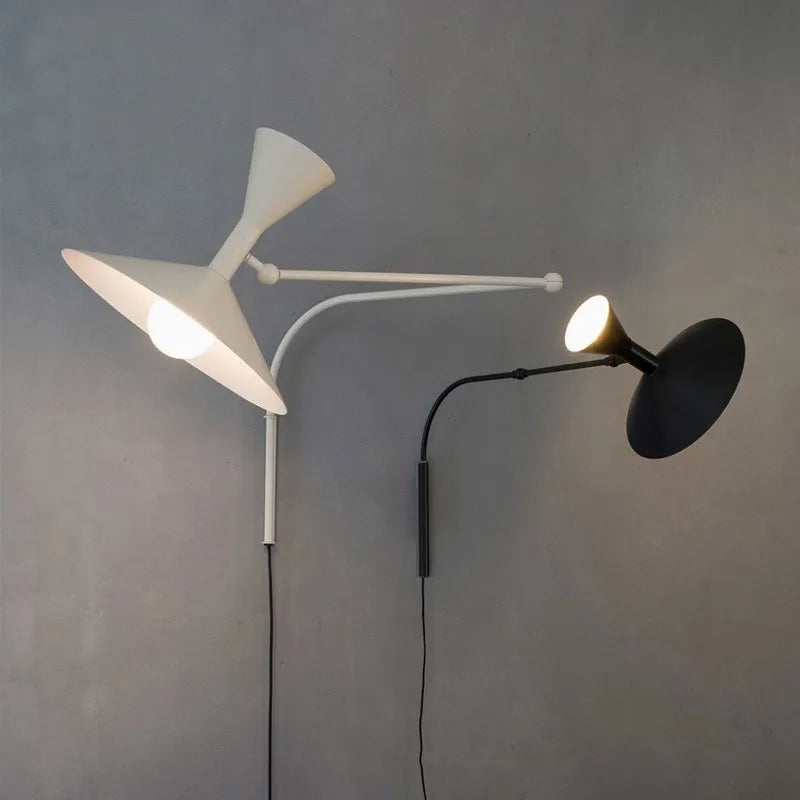 Nordic Glow: Adjustable LED Wall Lamp