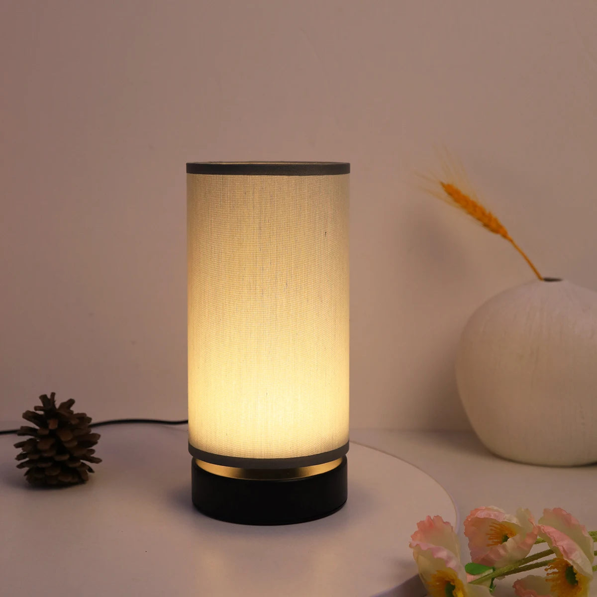 Minimalist Glow: USB Warm Light Desk Lamp