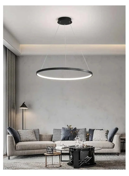 Round LED Ring Pendant